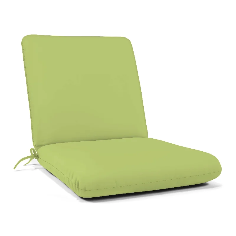 1 - Piece Outdoor Seat and Back Cushion - 22" x 44"