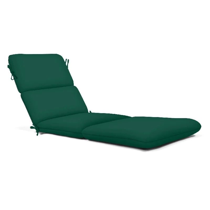 74 x 22 Outdoor Chaise Lounge Cushion in 5 fabric options