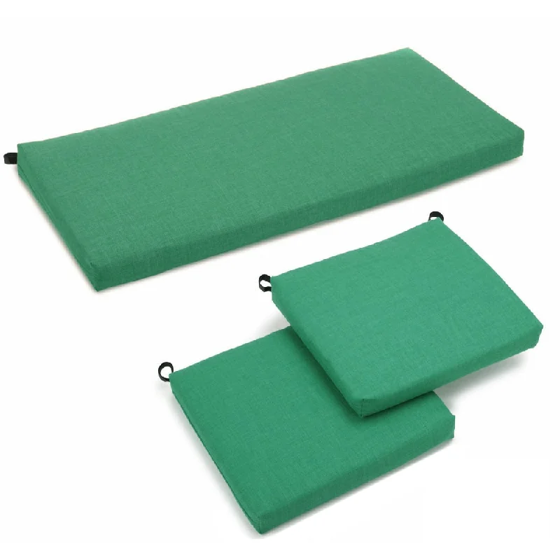 Blazing Needles 3-Piece Indoor/Outdoor Sette Cushion Set - 19 x 19/19 x 42