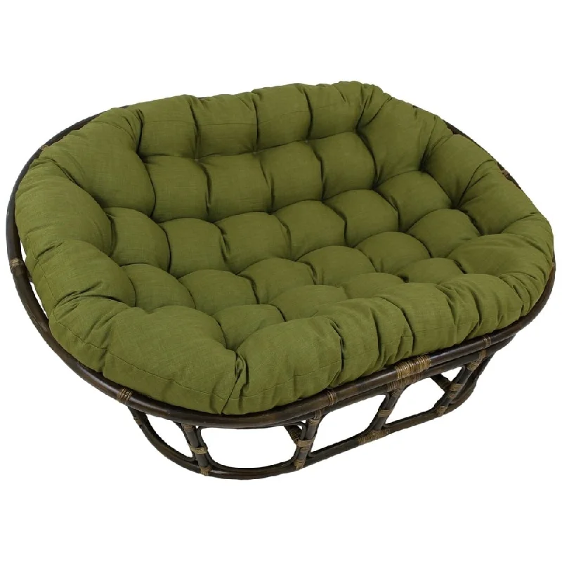 Blazing Needles 65-inch Indoor/Outdoor Double Papasan Cushion (Cushion Only)