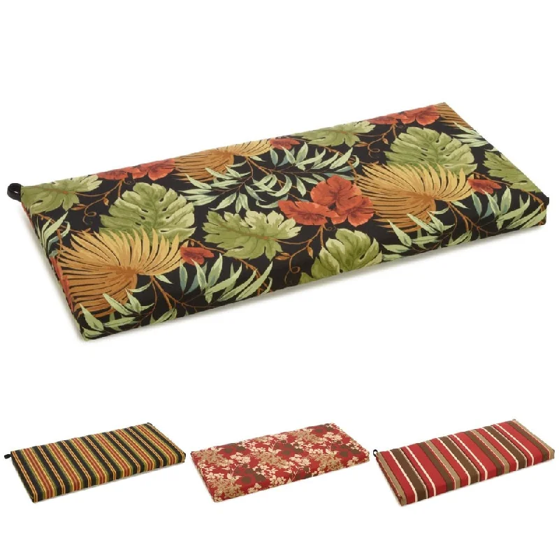 Blazing Needles All-Weather Indoor/Outdoor Bench Cushion