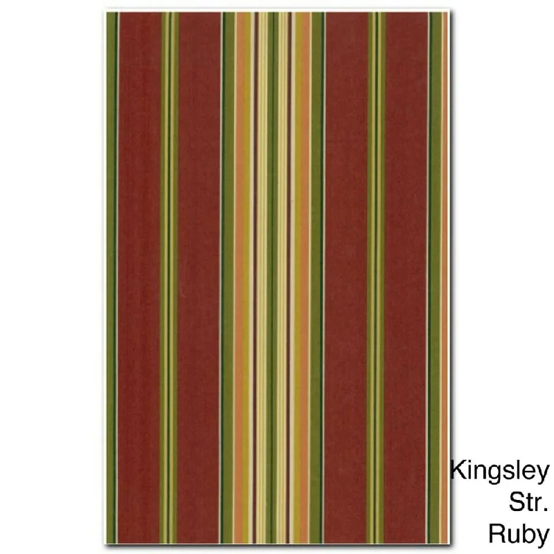 Kingsley Stripe Ruby