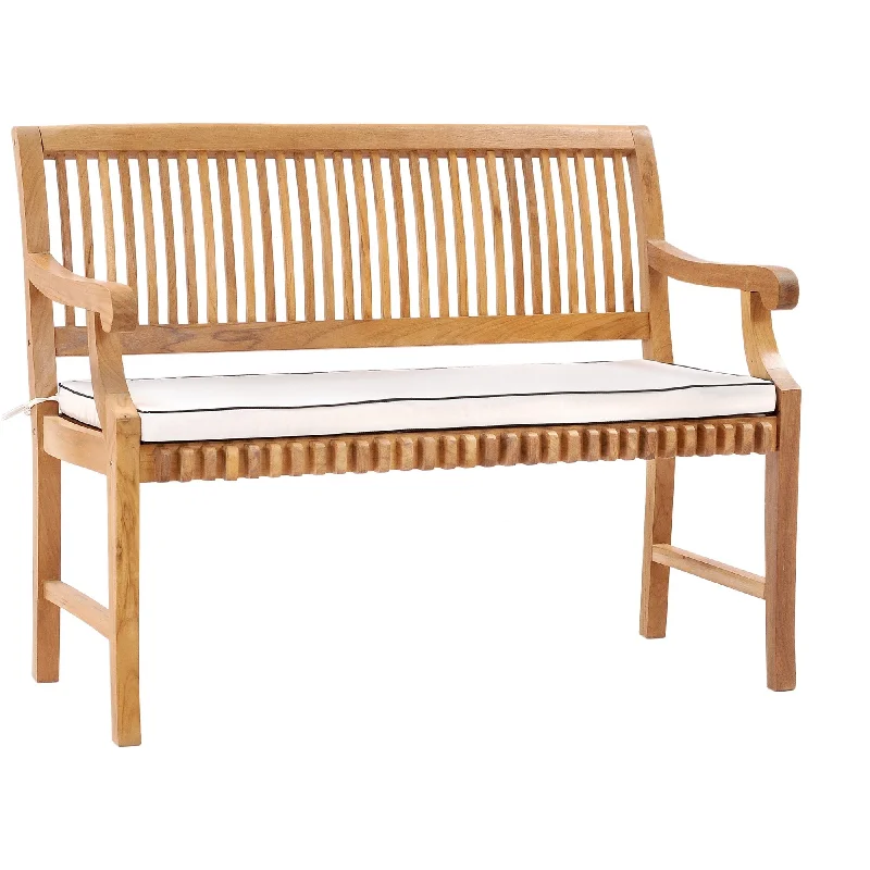 Chic Teak Cushion for Chic Teak 4 Foot Teak Castle Benches With and Without Arms