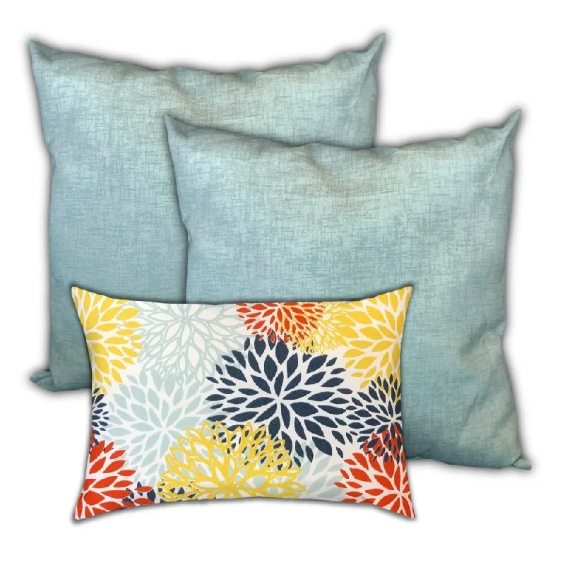 Joita Blooming Dahlia Polyester Pillow Cover Set