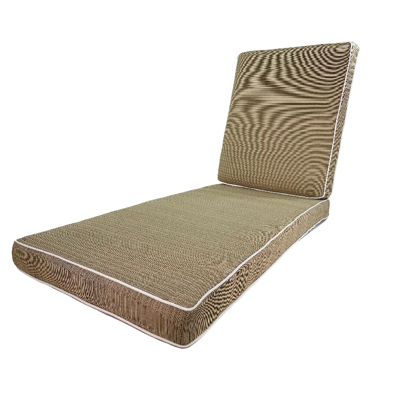 Outdoor Chaise Cushion La Playa Chocolate - 76" x 23"x 3.5"