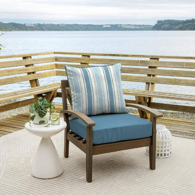 Outdoor Deep Seating Cushion Set 24 x 24 IN