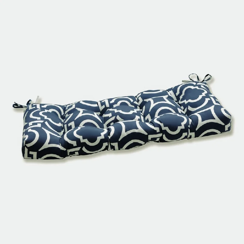 Pillow Perfect Outdoor Carmody Navy Blown Bench Cushion