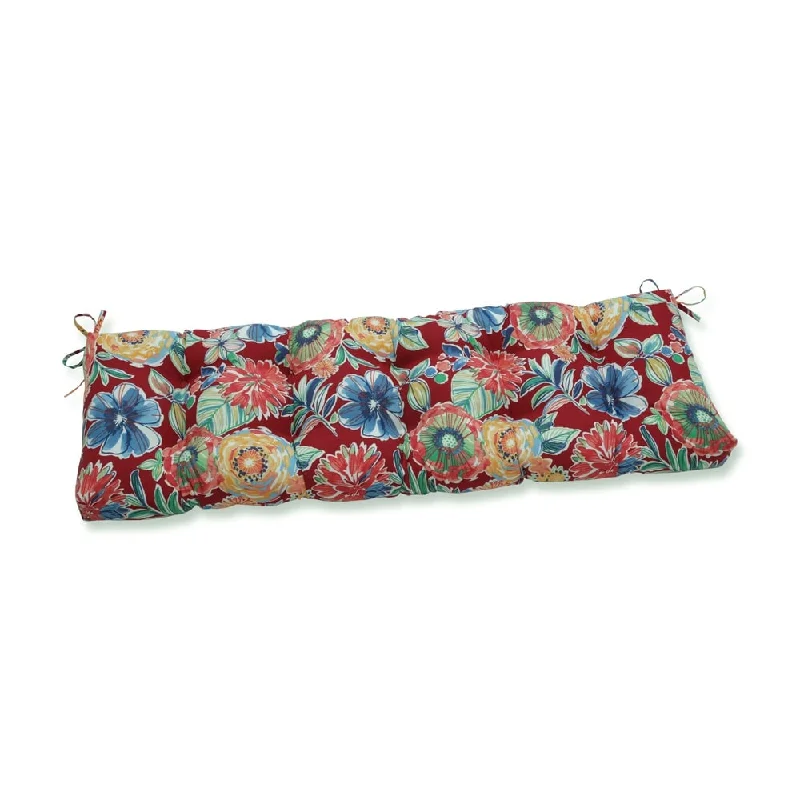 Pillow Perfect Outdoor Colsen Berry Blown Bench Cushion