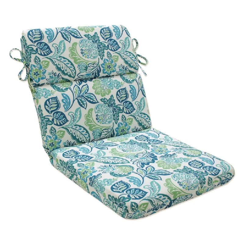 Pillow Perfect Outdoor Dailey Opal Rounded Corners Chair Cushion - 40.5 X 21 X 3 - 40.5 X 21 X 3