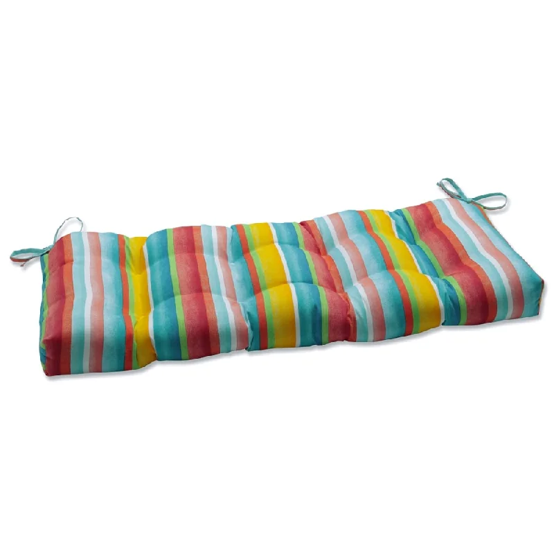 Pillow Perfect Outdoor Dina Fiesta Blown Bench Cushion