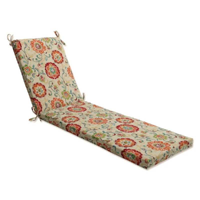 Pillow Perfect Outdoor Fanfare Sonoma Chaise Lounge Cushion 80x23x3 - 80 X 23 X 3 - 80 X 23 X 3