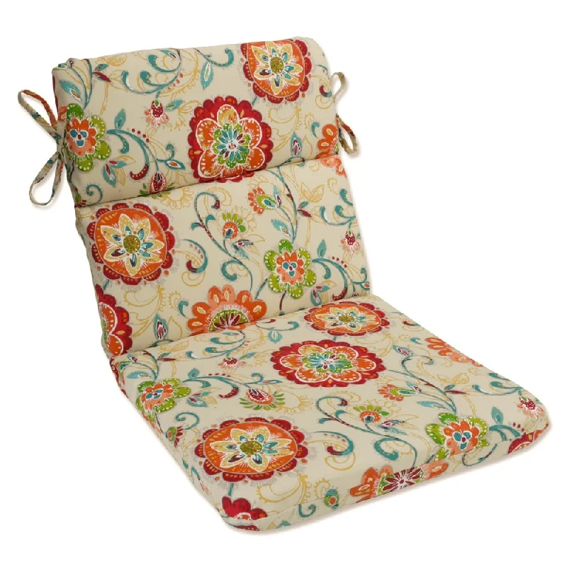 Pillow Perfect Outdoor Fanfare Sonoma Rounded Corners Chair Cushion - 40.5 X 21 X 3 - 40.5 X 21 X 3