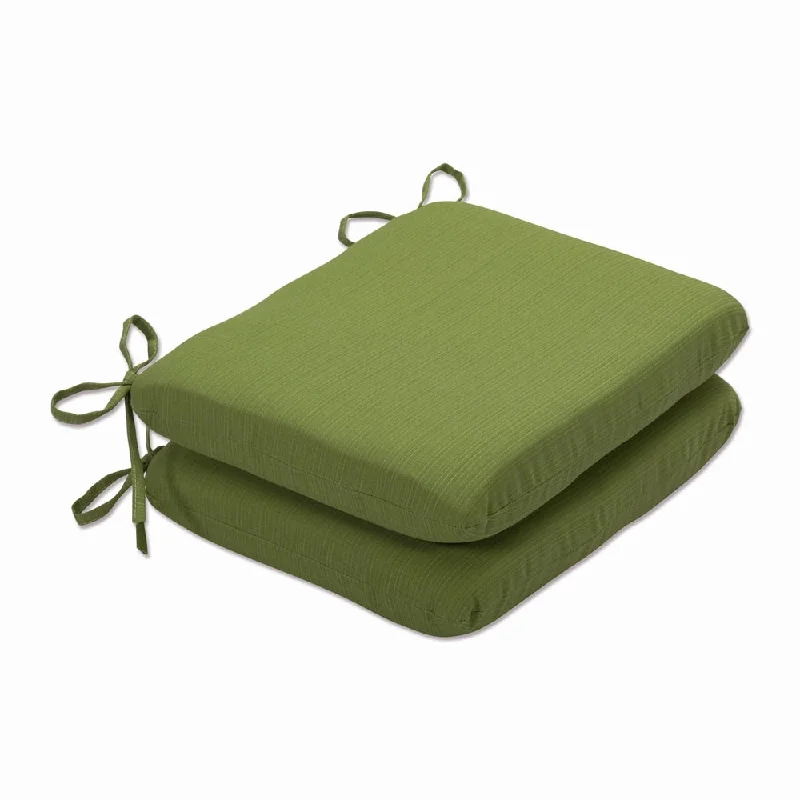 Pillow Perfect Outdoor Forsyth Rounded Seat Cushion (Set of 2)