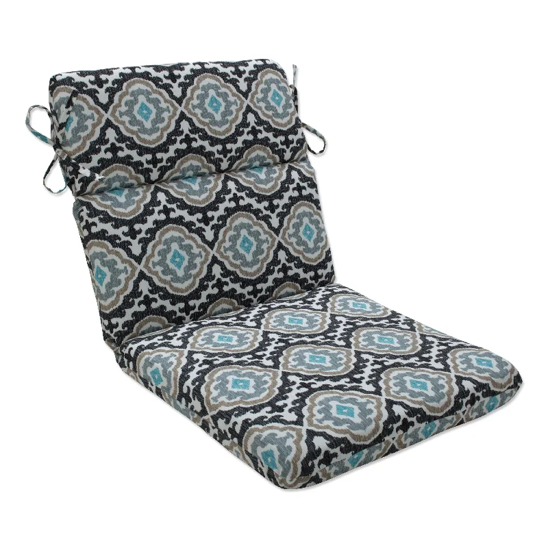 Pillow Perfect Outdoor | Indoor Agrami Medallion Chair Cushion 40.5 X 21 X 3