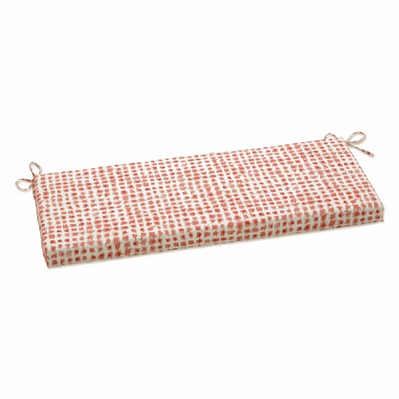 Pillow Perfect Outdoor | Indoor Alauda Coral Isle Bench Cushion 45 X 18 X 3