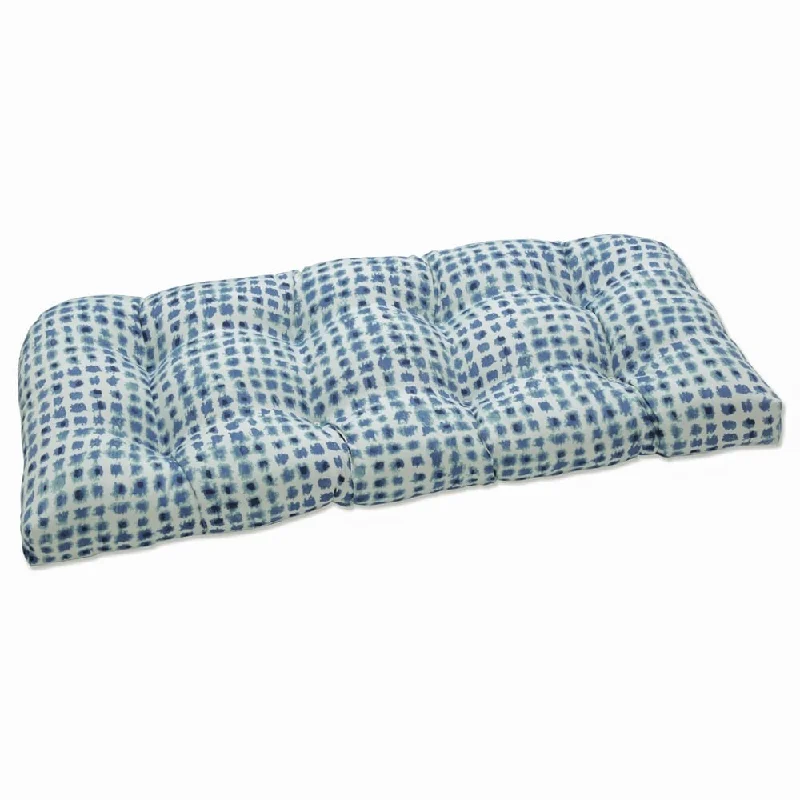 Pillow Perfect Outdoor | Indoor Alauda Porcelain Loveseat Cushion 44 X 19 X 5