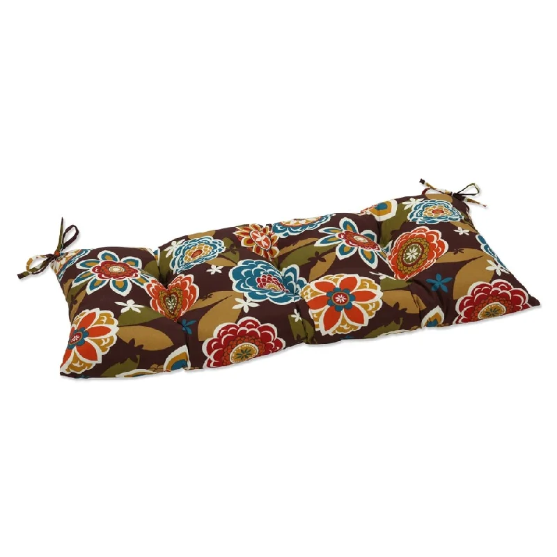 Pillow Perfect Outdoor/ Indoor Annie Brown Swing/ Bench Cushion