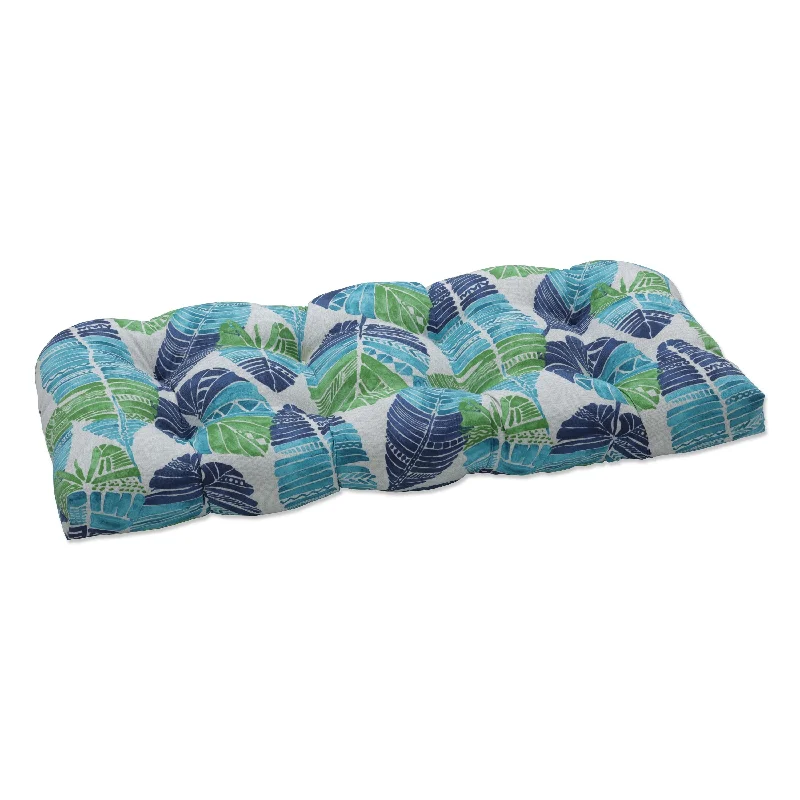 Pillow Perfect Outdoor | Indoor Hixon Caribe Loveseat Cushion 44 X 19 X 5