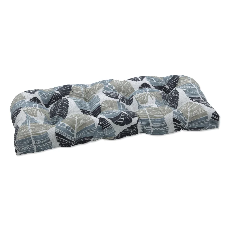 Pillow Perfect Outdoor | Indoor Hixon Stone Loveseat Cushion 44 X 19 X 5