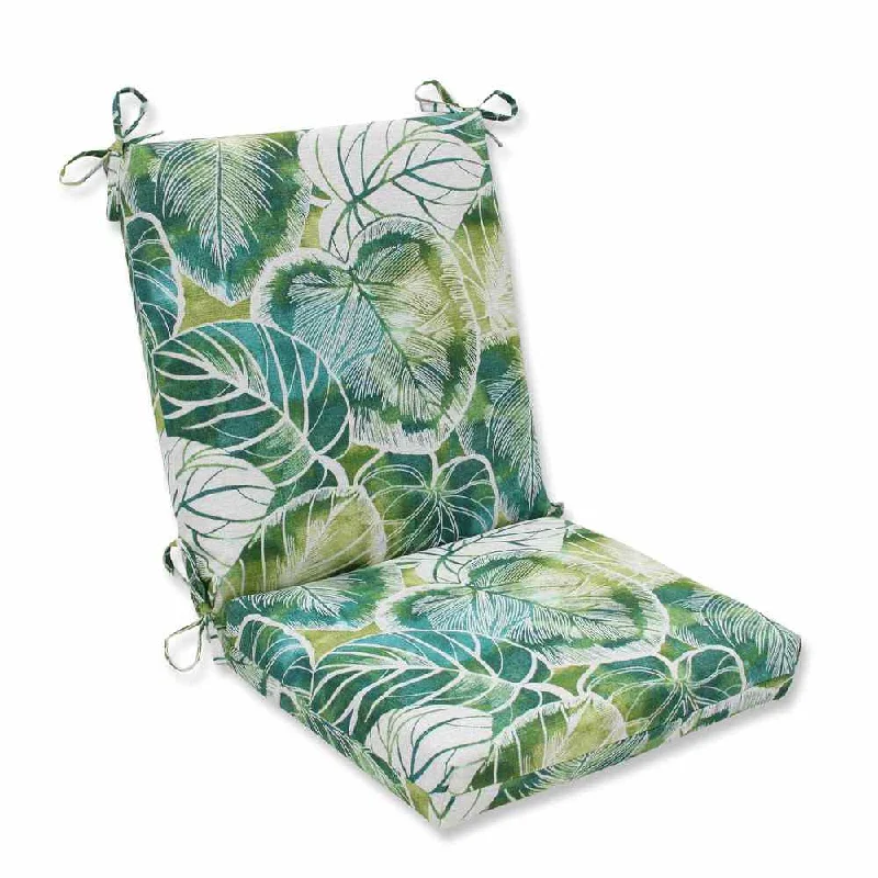 Pillow Perfect Outdoor/ Indoor Key Cove Lagoon Squared Corners Chair Cushion