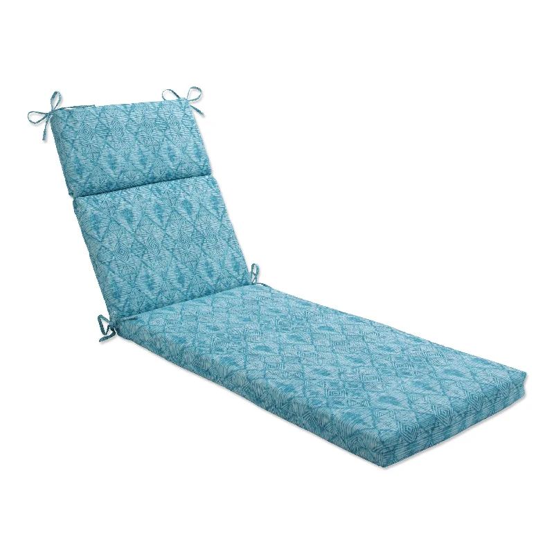 Pillow Perfect Outdoor | Indoor Nesco Caribe Chaise Lounge Cushion 72.5 X 21 X 3