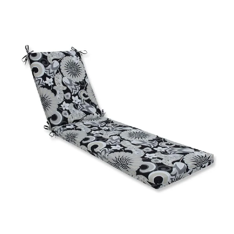 Pillow Perfect Outdoor/ Indoor Sophia Graphite Chaise Lounge Cushion