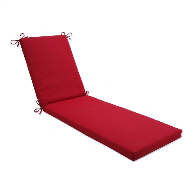 Pillow Perfect Outdoor | Indoor Splash Flame Chaise Lounge Cushion 80 X 23 X 3