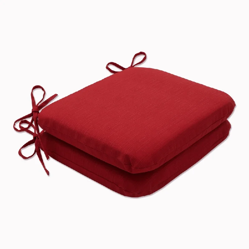 Pillow Perfect Outdoor | Indoor Splash Flame Seat Cushion 18.5 X 15.5 X 3