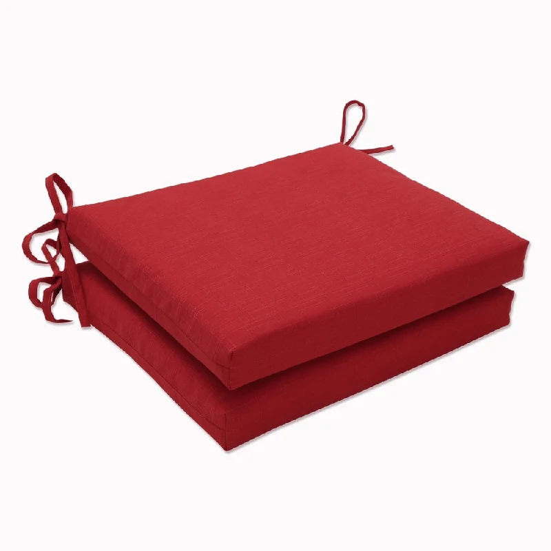 Pillow Perfect Outdoor | Indoor Splash Flame Seat Cushion 18.5 X 16 X 3