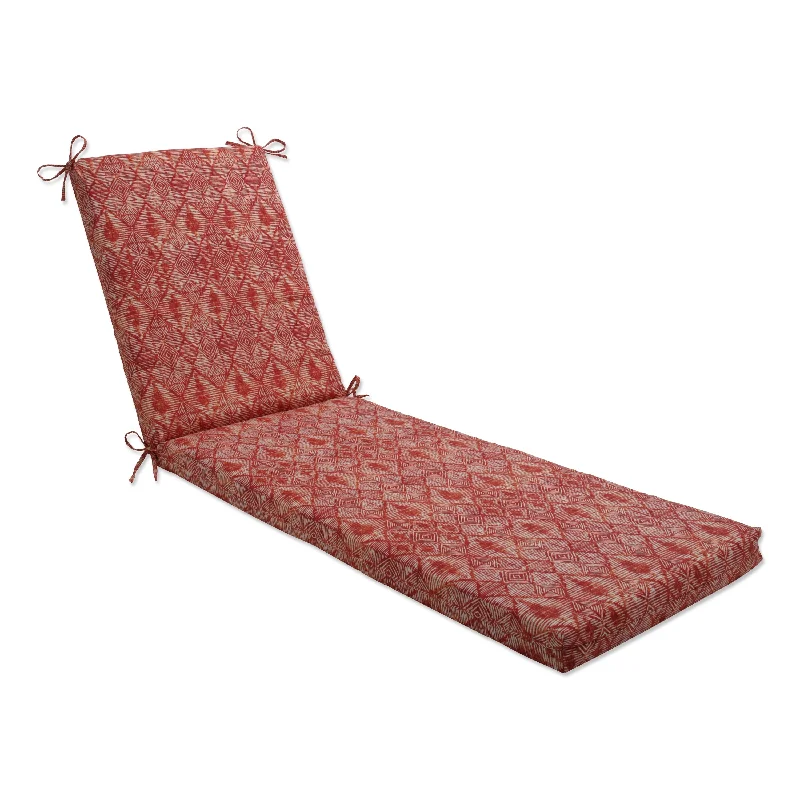 Pillow Perfect Outdoor Nesco Sunset Chaise Lounge Cushion 80x23x3 - 80 X 23 X 3 - 80 X 23 X 3