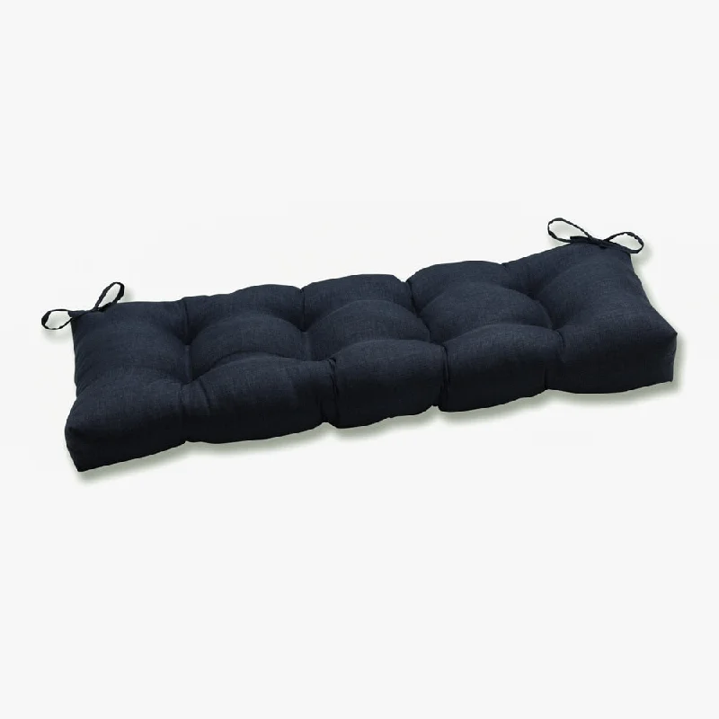 Pillow Perfect Outdoor Rave Indigo Blown Bench Cushion