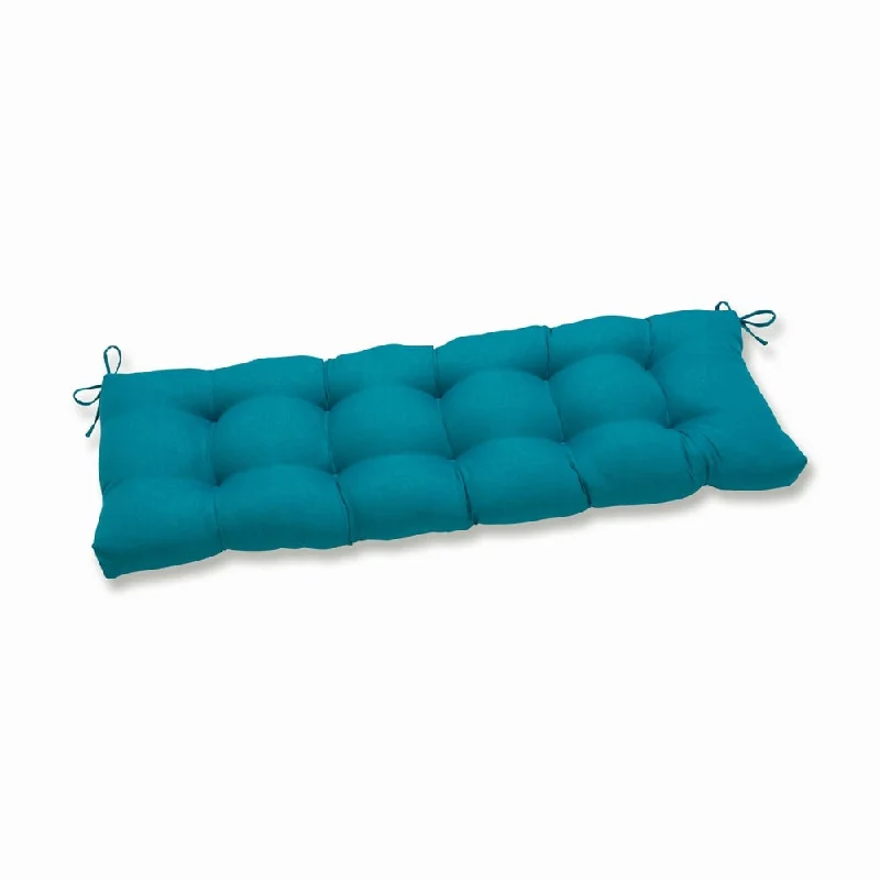 Pillow Perfect Outdoor Rave Peacock Blown Bench Cushion