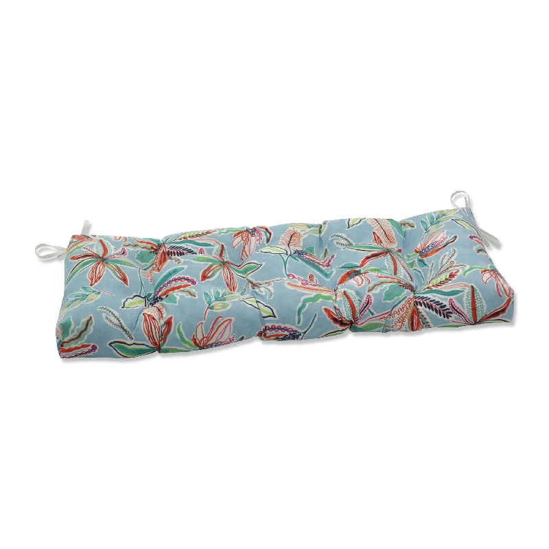 Pillow Perfect Outdoor Sunny Daze Sky Blown Bench Cushion