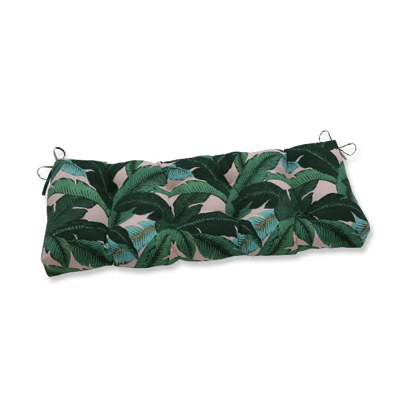 Pillow Perfect Outdoor Swaying Palms Capri Blown Bench Cushion