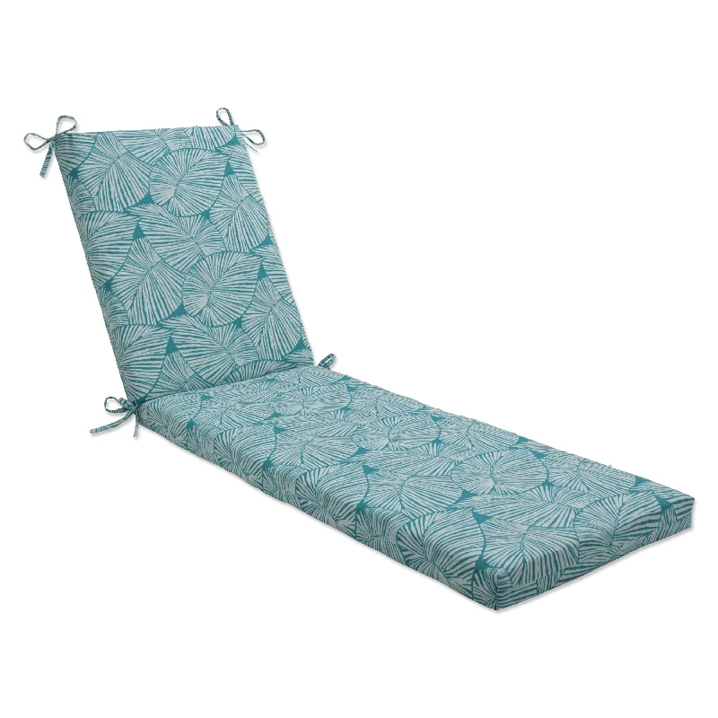 Pillow Perfect Outdoor Talia Seaglass Chaise Lounge Cushion 80x23x3 - 80 X 23 X 3 - 80 X 23 X 3