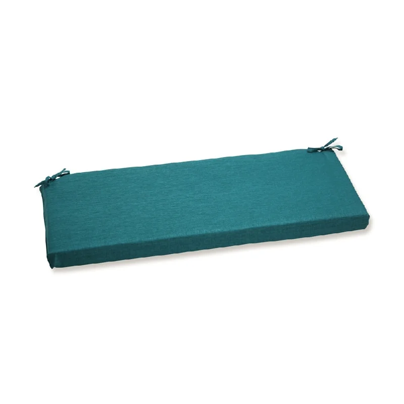 Pillow Perfect Outdoor Teal Bench Cushion