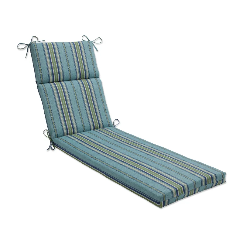 Pillow Perfect Outdoor Terrace Breeze Chaise Lounge Cushion - 72.5 X 21 X 3 - 72.5 X 21 X 3