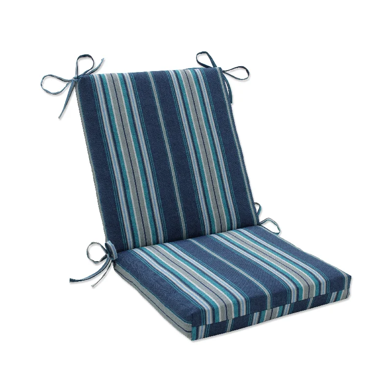 Pillow Perfect Outdoor Terrace Caribe Squared Corners Chair Cushion - 36.5 X 18 X 3 - 36.5 X 18 X 3