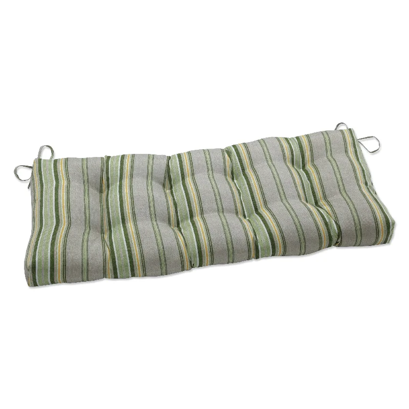 Pillow Perfect Outdoor Terrace Sunrise Blown Bench Cushion