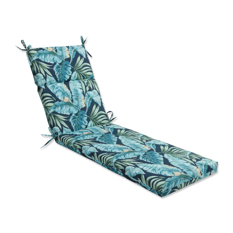 Pillow Perfect Outdoor Tortola Midnight Blue Chaise Lounge Cushion - 72.5 X 21 X 3 - 72.5 X 21 X 3