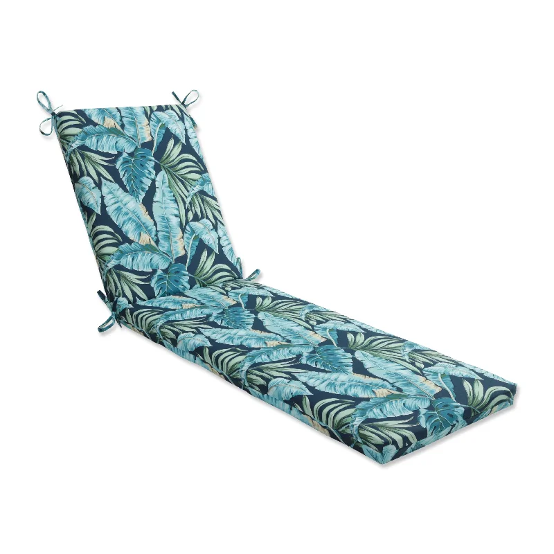 Pillow Perfect Outdoor Tortola Midnight Blue Chaise Lounge Cushion 80x23x3 - 80 X 23 X 3 - 80 X 23 X 3