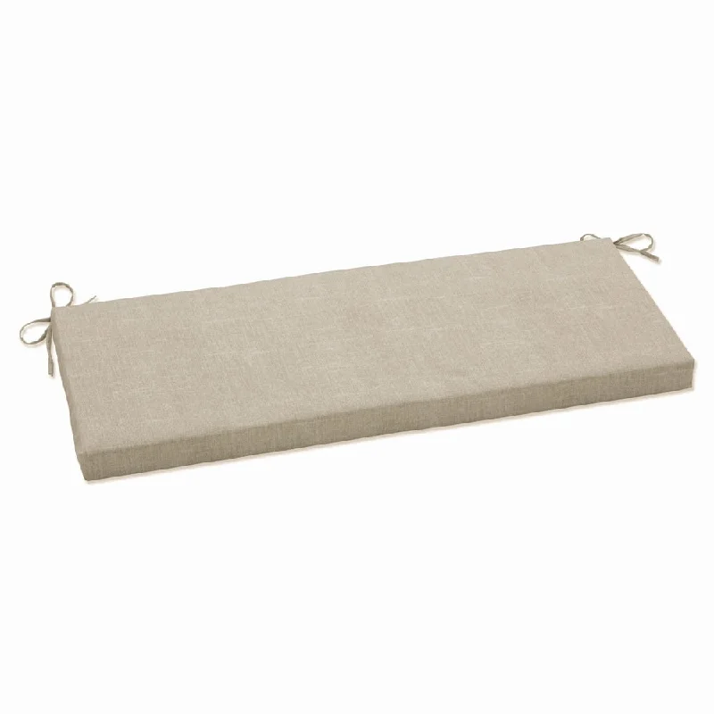 Pillow Perfect Outdoor Tory Bisque Bench Cushion - 18 X 45 X 3 - 18 X 45 X 3