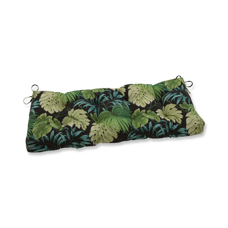 Pillow Perfect Outdoor Tropique Peridot Blown Bench Cushion