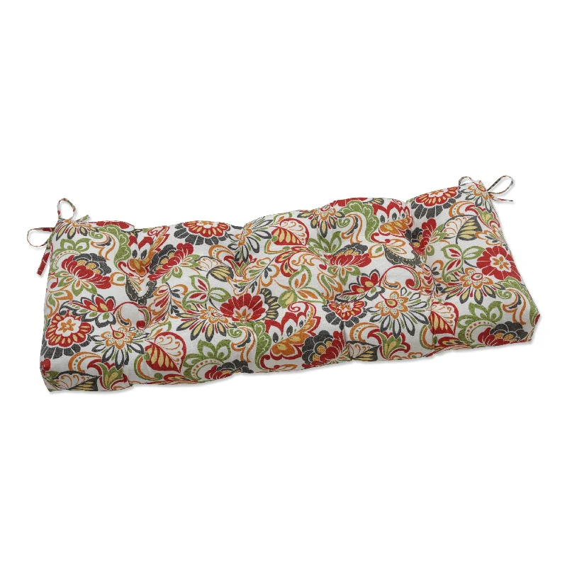 Pillow Perfect Outdoor Zoe Citrus Blown Bench Cushion