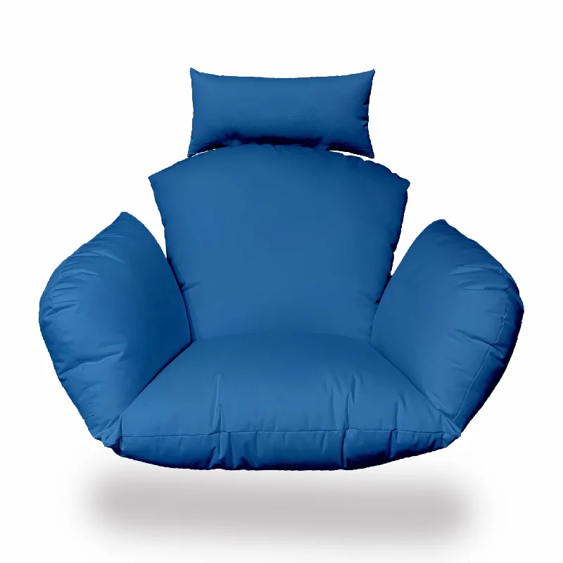 Primo Ocean Blue Indoor Outdoor Replacement Cushion for Egg Chair - 36" x 40" x 7"