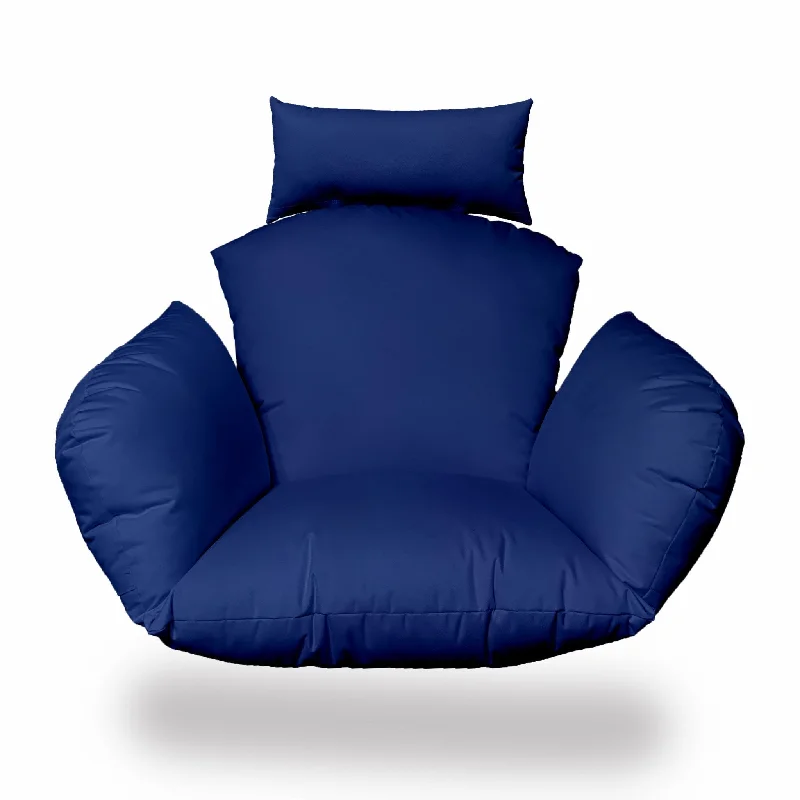 Primo Royal Blue Indoor Outdoor Replacement Cushion for Egg Chair - 36" x 40" x 7"