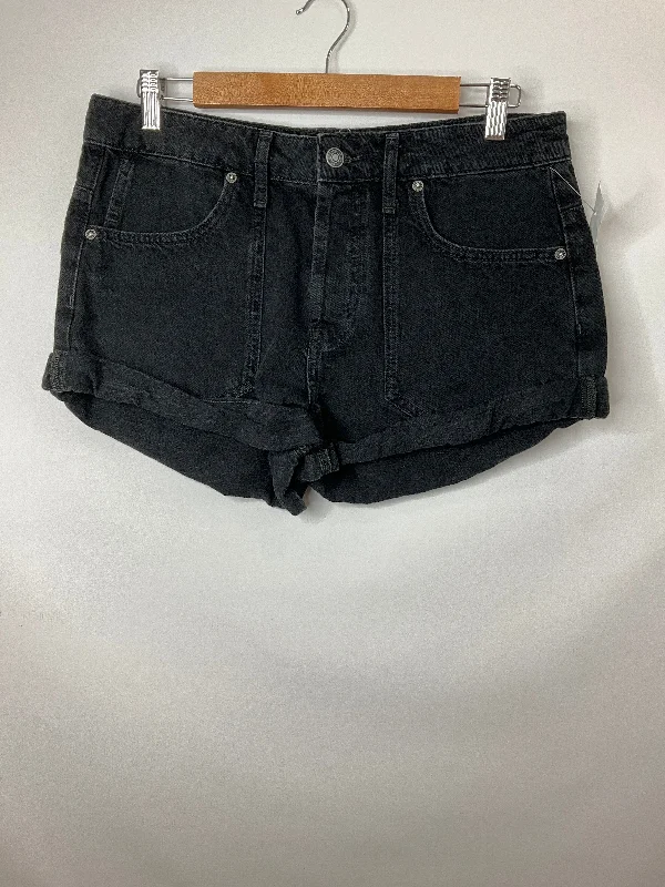 Black Denim Shorts We The Free, Size 8