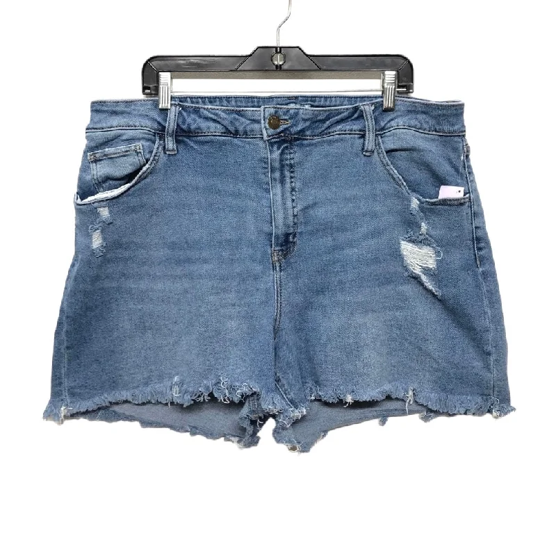 Blue Denim Shorts Ava & Viv, Size 20