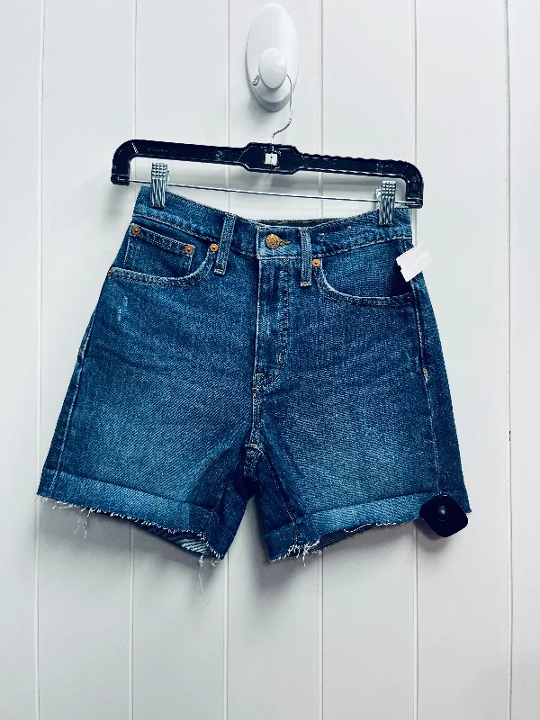 Blue Denim Shorts Madewell, Size Xxs