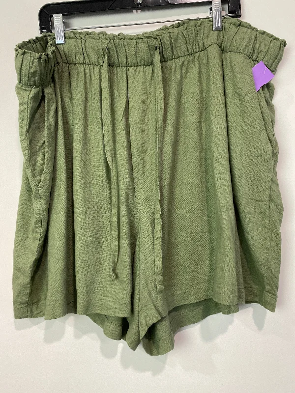 Green Shorts Ava & Viv, Size 2x